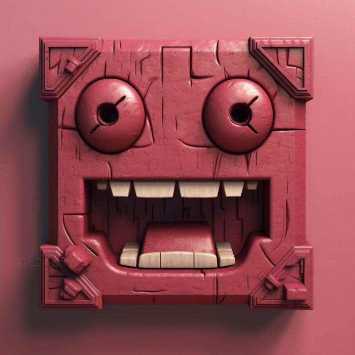 Games (Super Meat Boy 4, GAMES_29068) 3D models for cnc